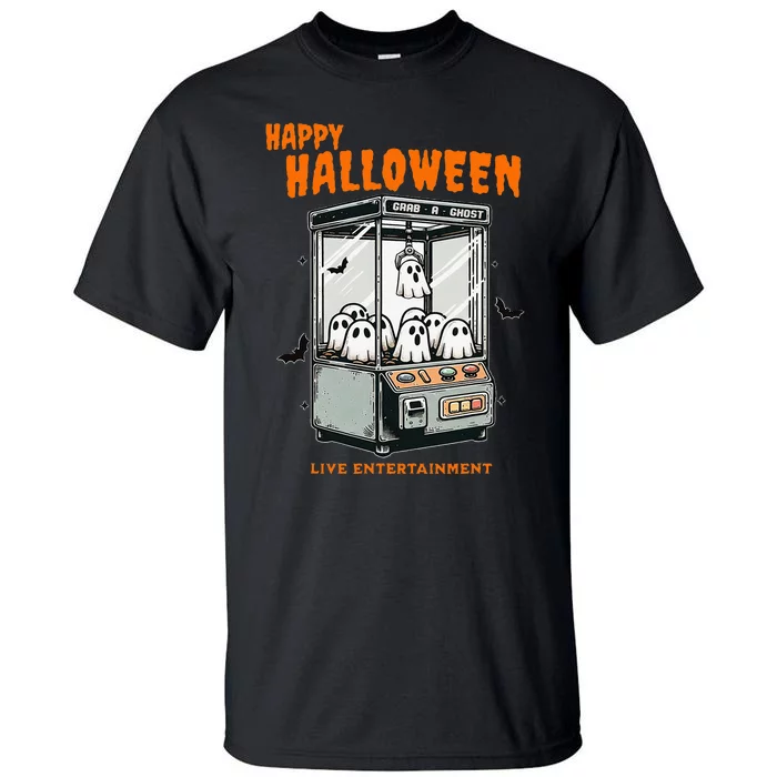 Ghost Claw Game Happy Halloween Tall T-Shirt