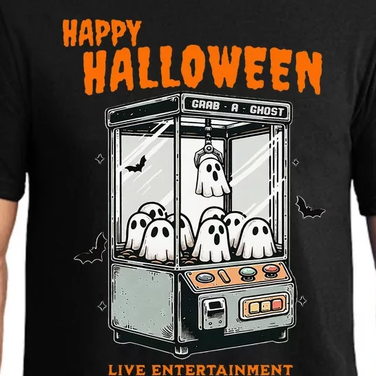 Ghost Claw Game Happy Halloween Pajama Set