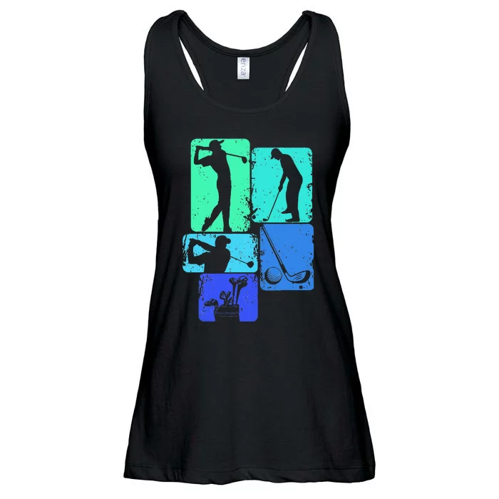 Golf Club Golfer Golfing Ladies Essential Flowy Tank