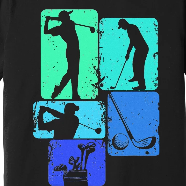 Golf Club Golfer Golfing Premium T-Shirt