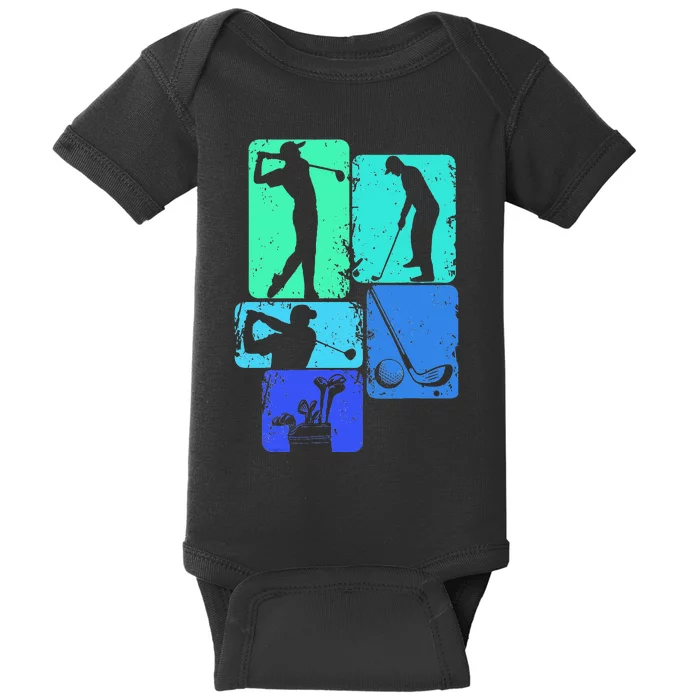 Golf Club Golfer Golfing Baby Bodysuit