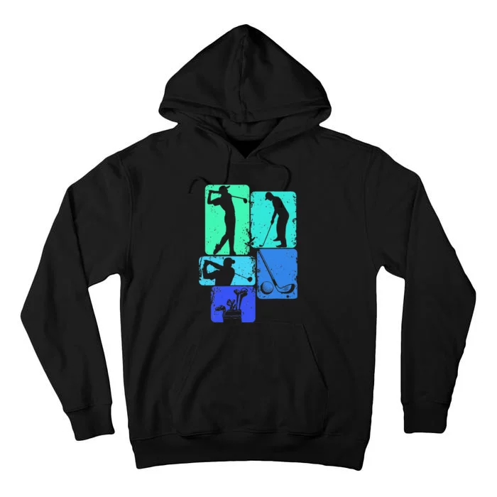 Golf Club Golfer Golfing Tall Hoodie