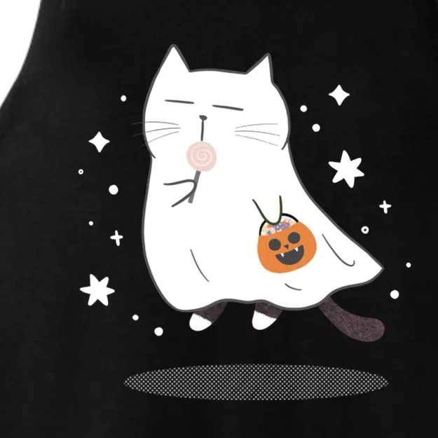 Ghost Cat Ladies Tri-Blend Wicking Tank