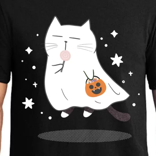 Ghost Cat Pajama Set