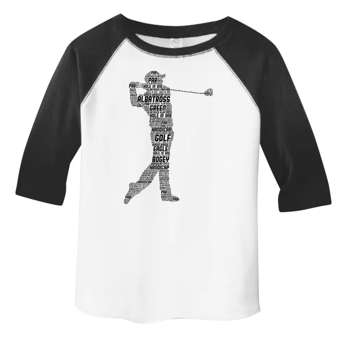 Golf Club Golfer Golfing Toddler Fine Jersey T-Shirt