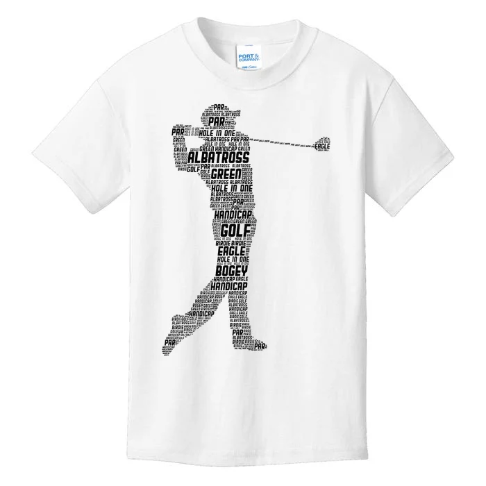 Golf Club Golfer Golfing Kids T-Shirt