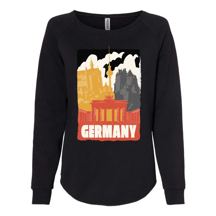 Germany Castle Womens California Wash Sweatshirt