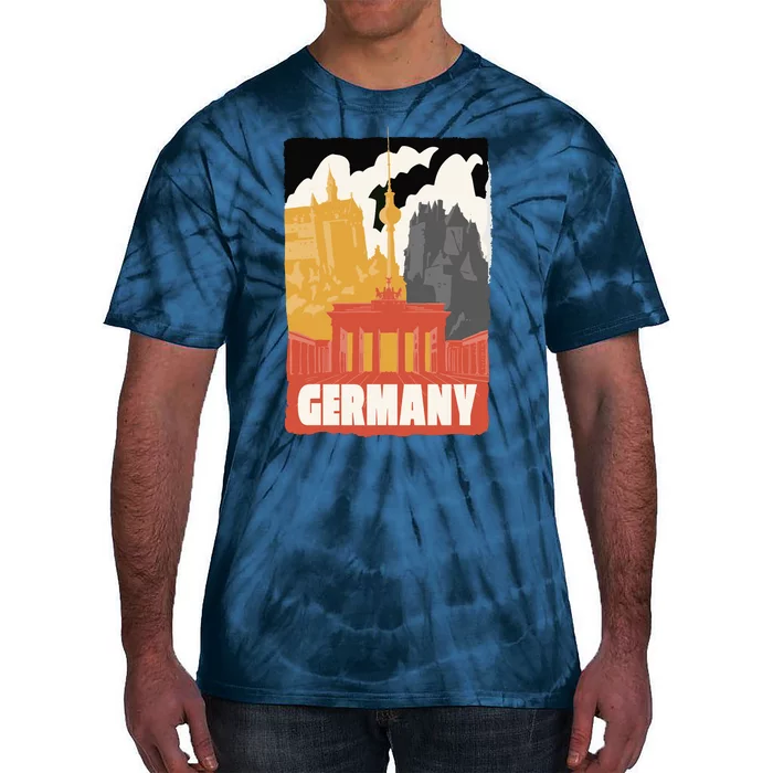 Germany Castle Tie-Dye T-Shirt