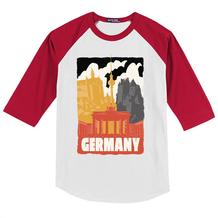 Germany Castle Kids Colorblock Raglan Jersey