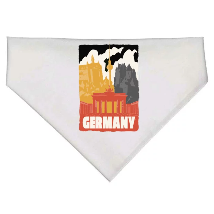 Germany Castle USA-Made Doggie Bandana