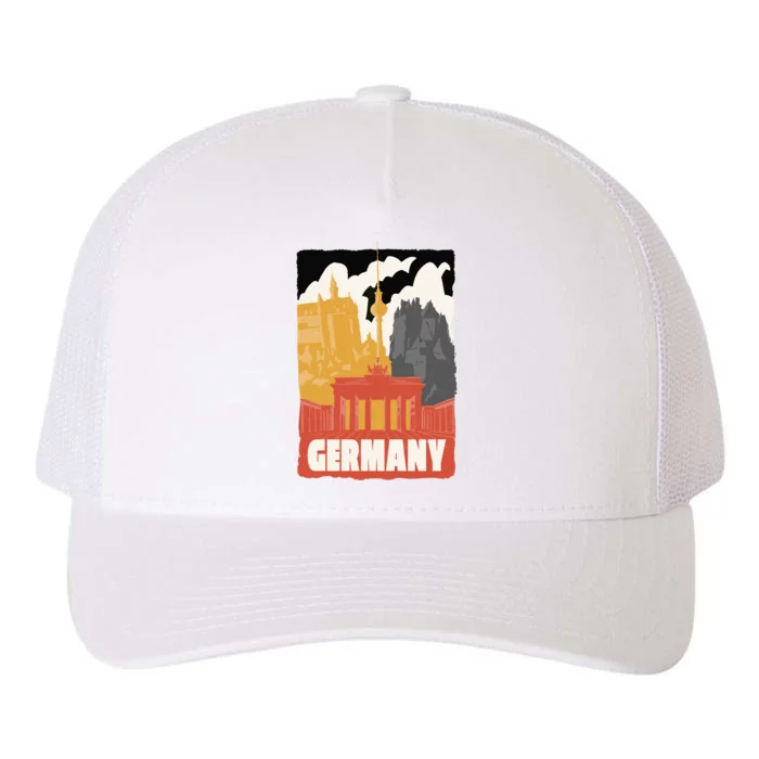 Germany Castle Yupoong Adult 5-Panel Trucker Hat