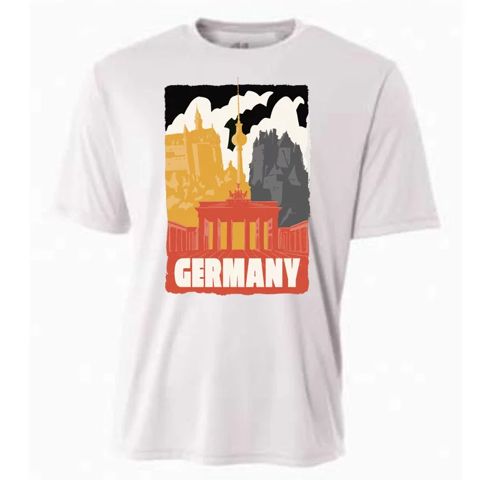 Germany Castle Cooling Performance Crew T-Shirt