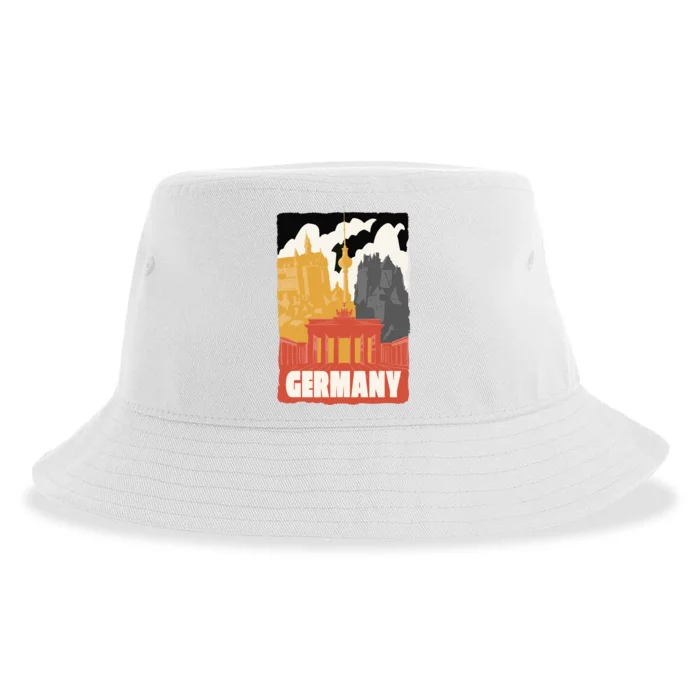 Germany Castle Sustainable Bucket Hat