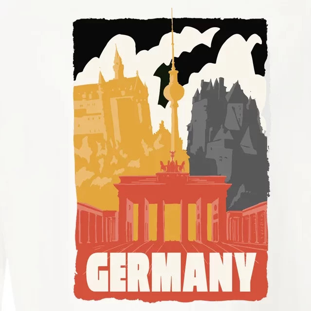 Germany Castle Cropped Pullover Crew