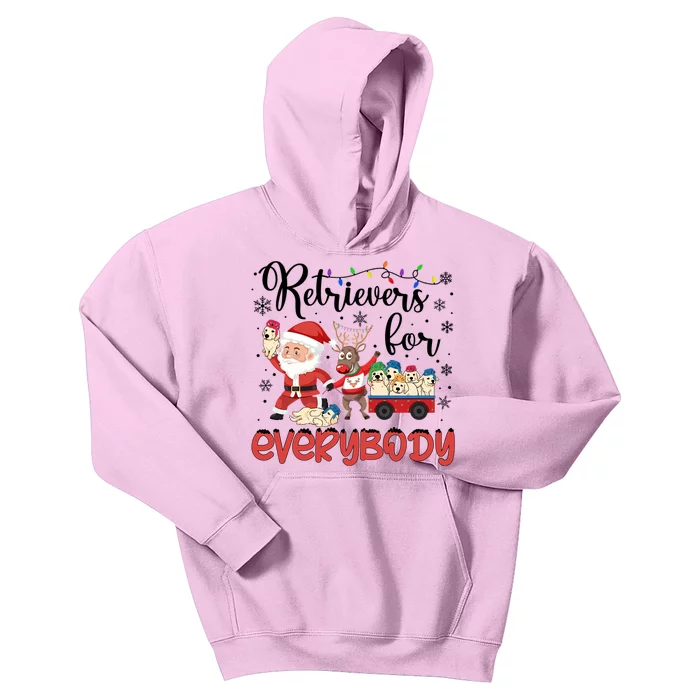 Golden Christmas Golden Retrievers For Everybody Xmas Great Gift Kids Hoodie