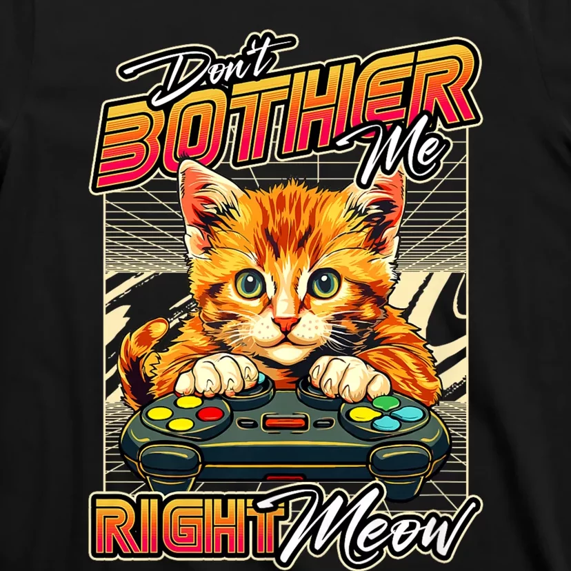 Gamer Cat Gaming Video Game & Cat Lover T-Shirt