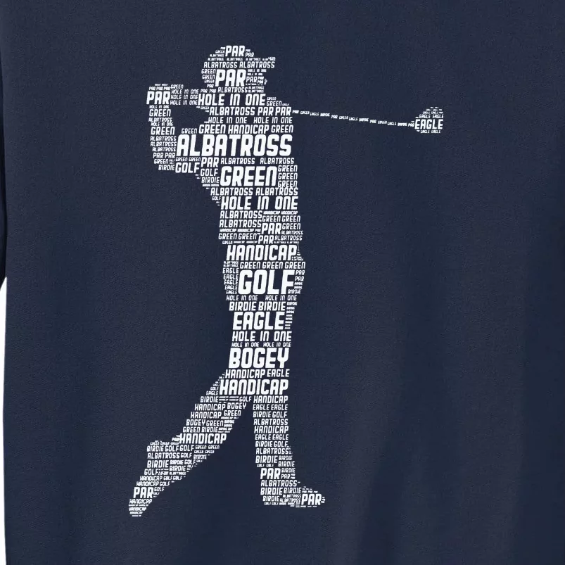 Golf Club Golfer Golfing Funny Golf Father's Day Tall Sweatshirt