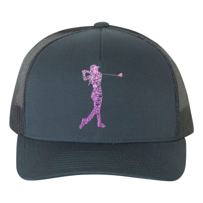 Golf Club Golfer Golfing Funny Golf Father's Day Yupoong Adult 5-Panel Trucker Hat