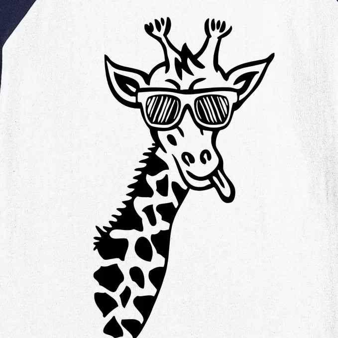 Giraffe Cool Baseball Sleeve Shirt