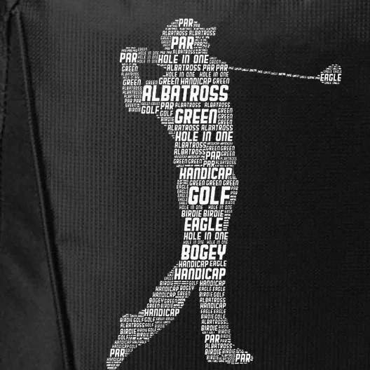 Golf Club Golfer Golfing Men Kids City Backpack