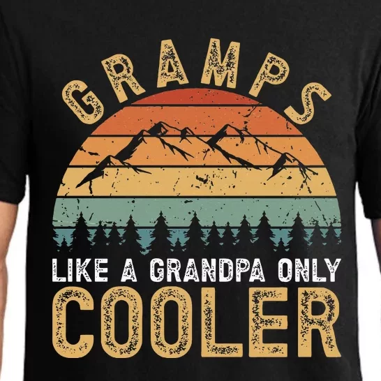 Gramps Cool Gramps Grandpa Gramps Grandfather Pajama Set