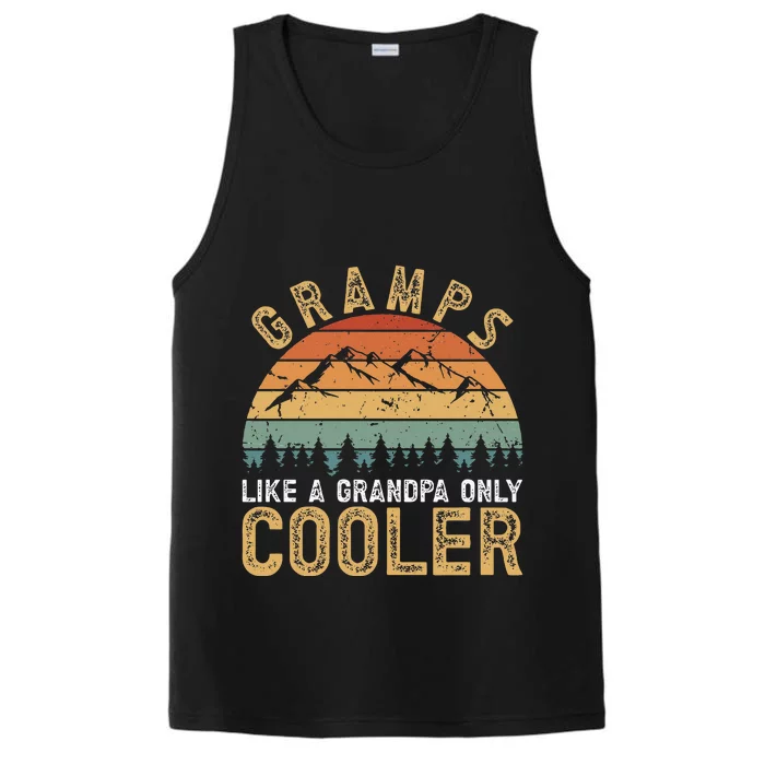 Gramps Cool Gramps Grandpa Gramps Grandfather Performance Tank