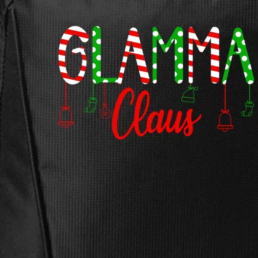 Glamma Claus Gift Family Matching Christmas Pajamas Gift City Backpack