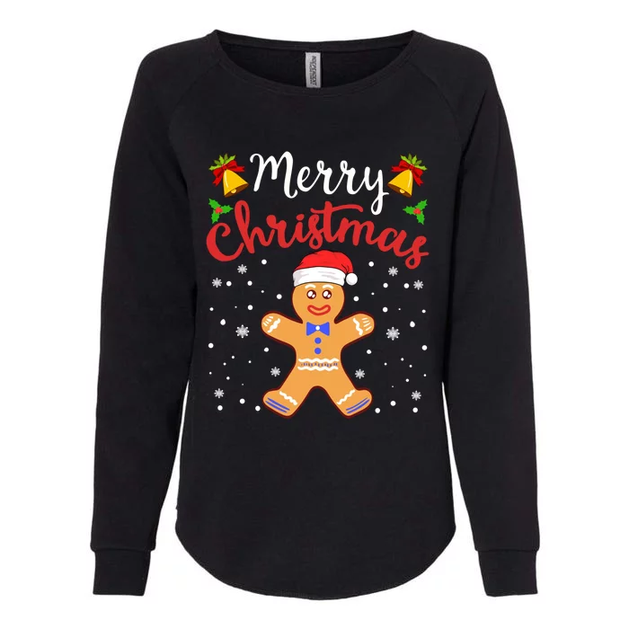 Gingerbread Cookie House Santa Collection Gift Womens California Wash Sweatshirt