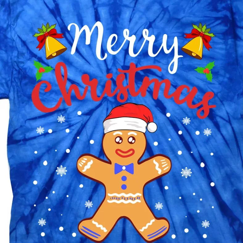 Gingerbread Cookie House Santa Collection Gift Tie-Dye T-Shirt