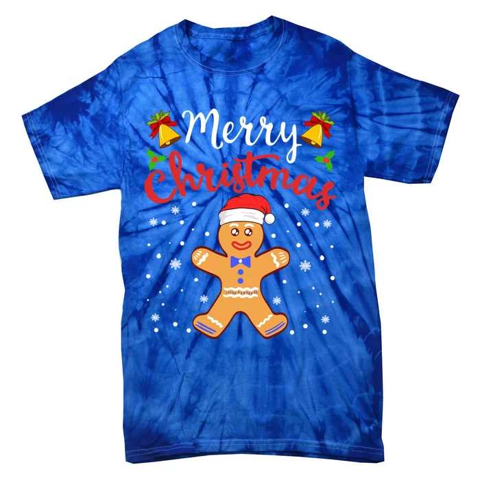 Gingerbread Cookie House Santa Collection Gift Tie-Dye T-Shirt