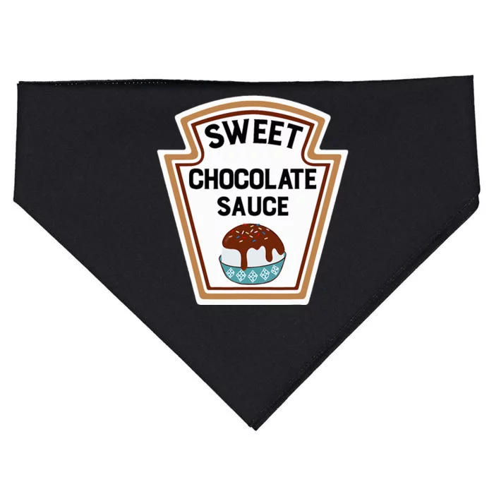 Group Condiments Halloween Costume Sweet Chocolate Sauce USA-Made Doggie Bandana