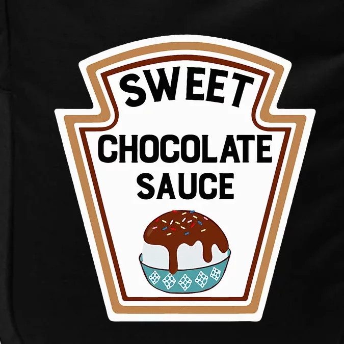 Group Condiments Halloween Costume Sweet Chocolate Sauce Impact Tech Backpack