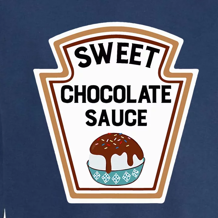 Group Condiments Halloween Costume Sweet Chocolate Sauce Garment-Dyed Sweatshirt