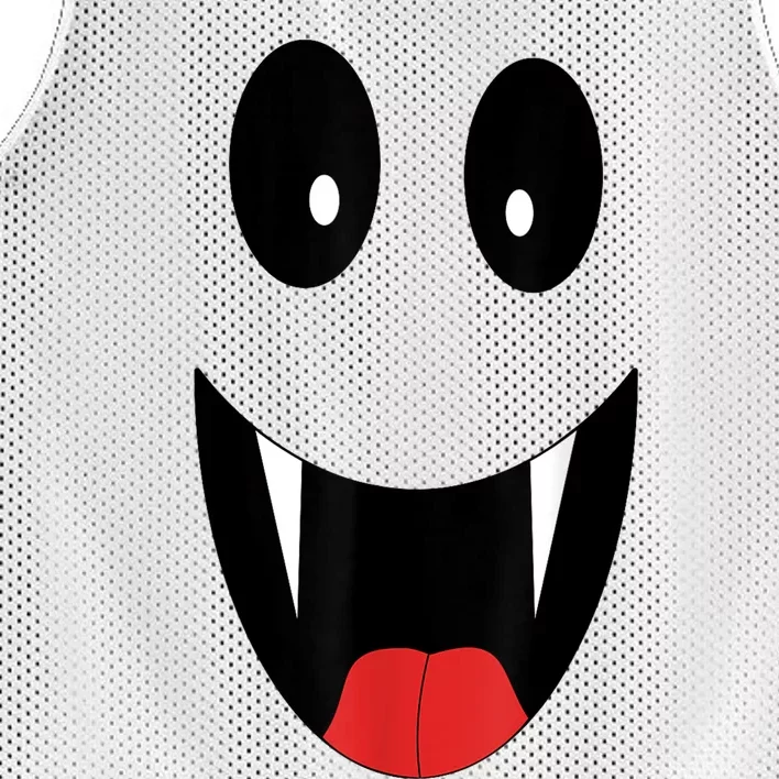 Ghost Costume Halloween Ghost Mesh Reversible Basketball Jersey Tank