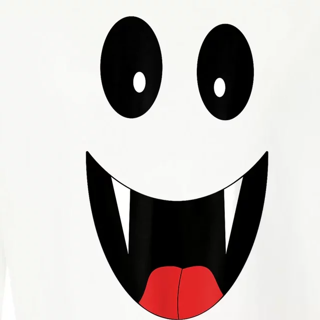 Ghost Costume Halloween Ghost Cropped Pullover Crew