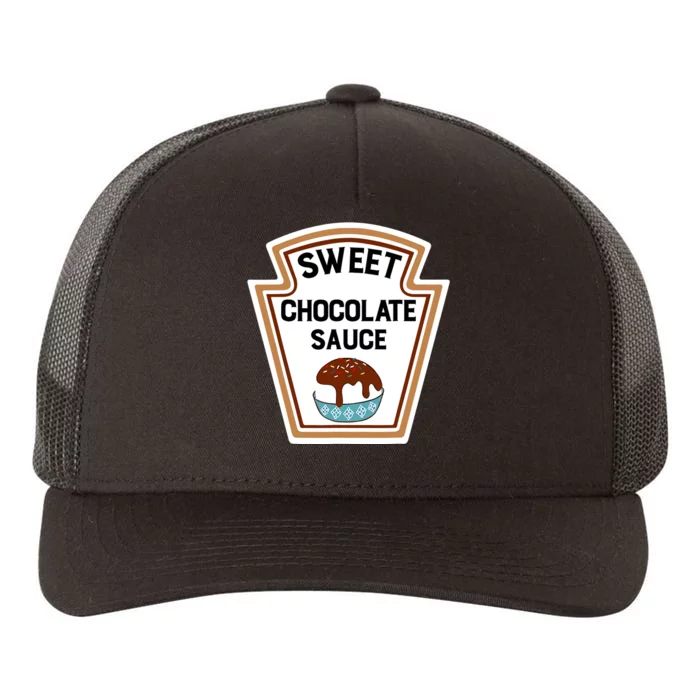 Group Condiments Halloween Costume Sweet Chocolate Sauce Yupoong Adult 5-Panel Trucker Hat