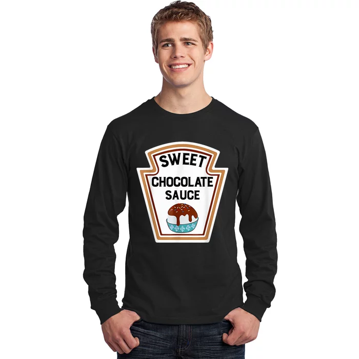 Group Condiments Halloween Costume Sweet Chocolate Sauce Long Sleeve Shirt