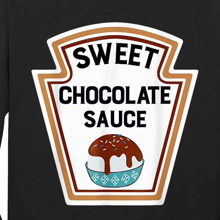 Group Condiments Halloween Costume Sweet Chocolate Sauce Long Sleeve Shirt