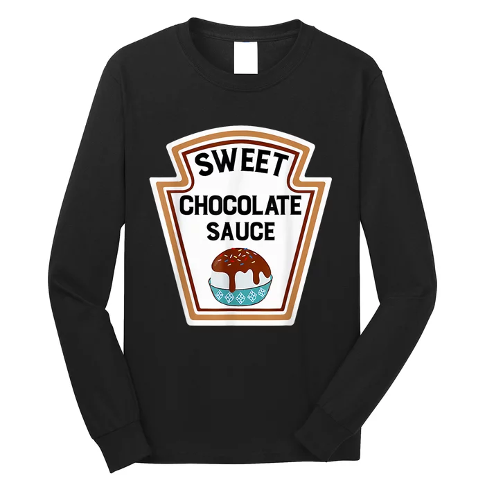 Group Condiments Halloween Costume Sweet Chocolate Sauce Long Sleeve Shirt