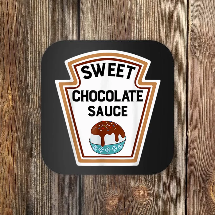 Group Condiments Halloween Costume Sweet Chocolate Sauce Coaster