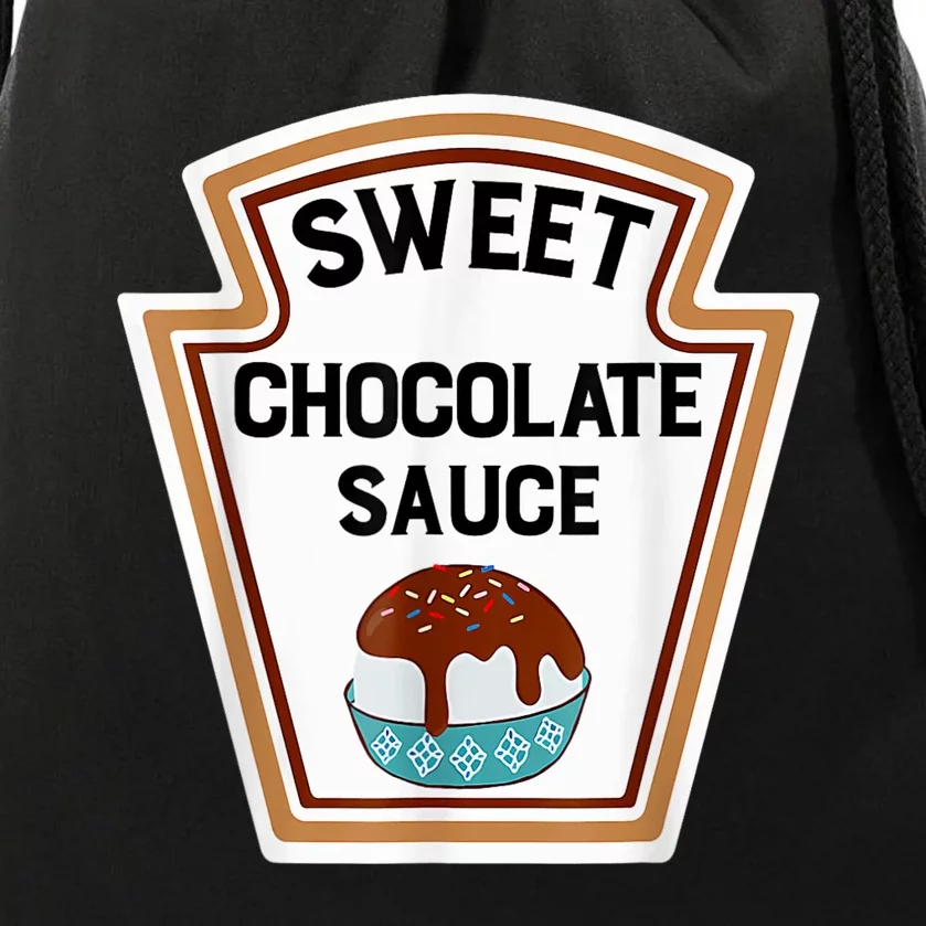 Group Condiments Halloween Costume Sweet Chocolate Sauce Drawstring Bag