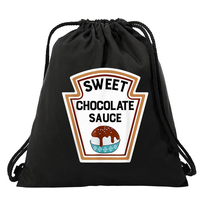 Group Condiments Halloween Costume Sweet Chocolate Sauce Drawstring Bag