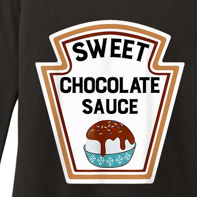 Group Condiments Halloween Costume Sweet Chocolate Sauce Womens CVC Long Sleeve Shirt