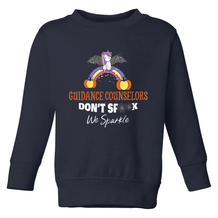 Guidance Counselors Halloween Gift Costume Spooky Halloween Toddler Sweatshirt