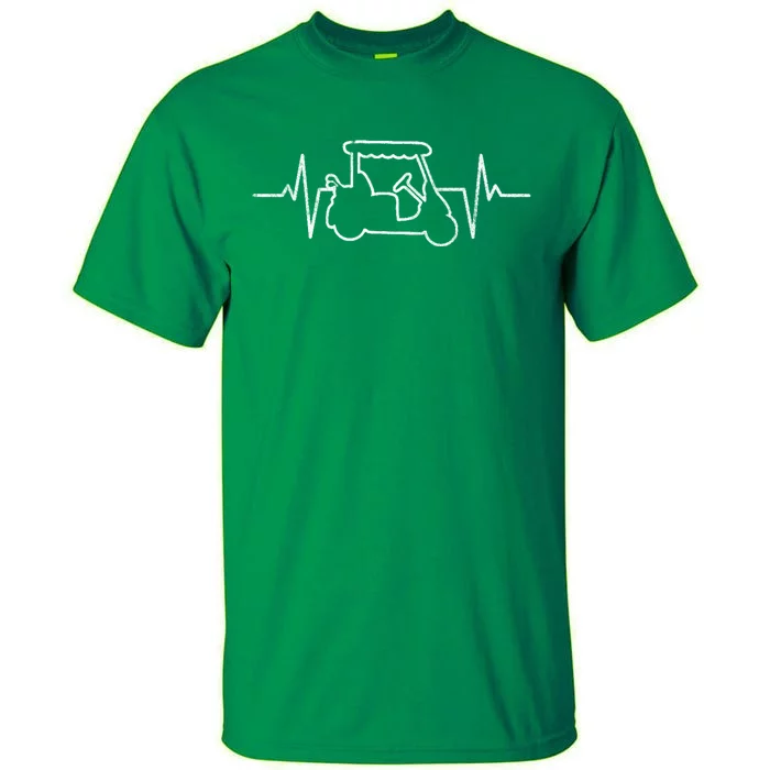 Golf Cart Heartbeat Tall T-Shirt