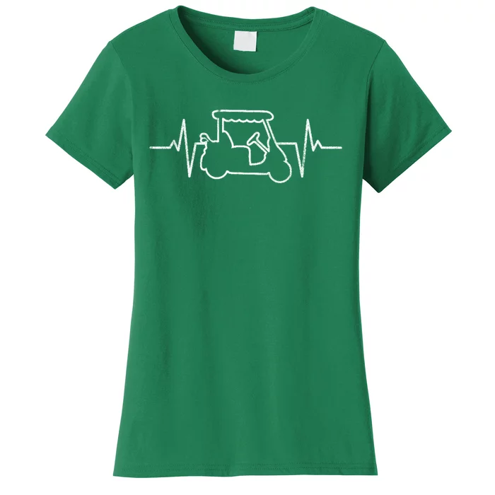 Golf Cart Heartbeat Women's T-Shirt