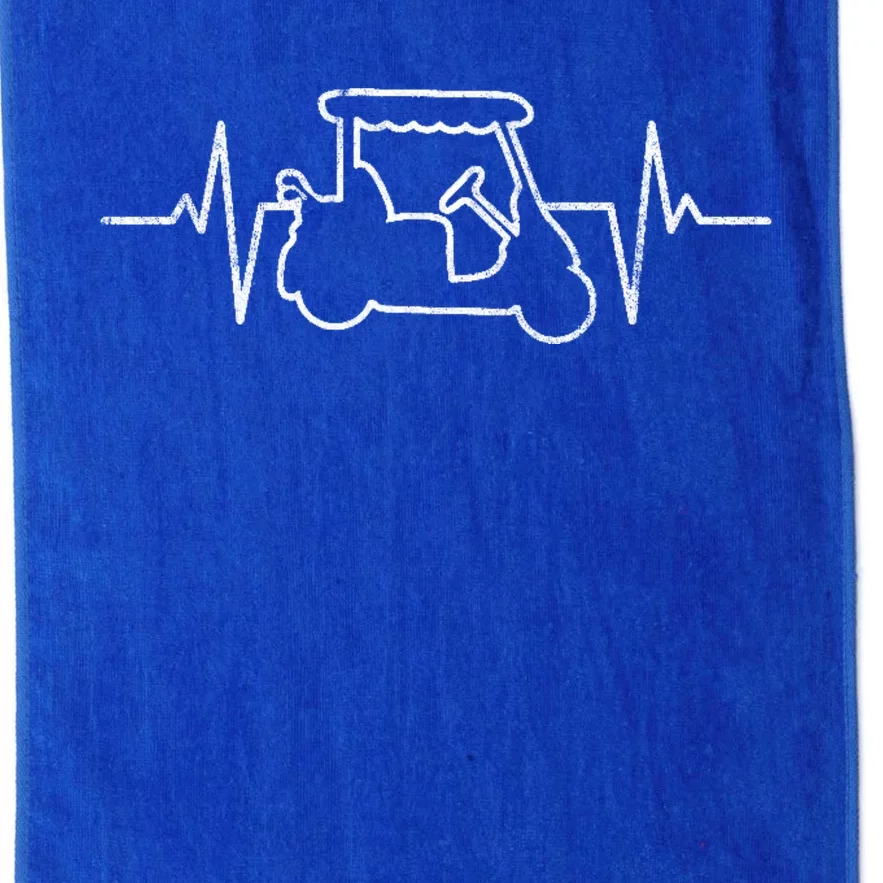 Golf Cart Heartbeat Platinum Collection Golf Towel