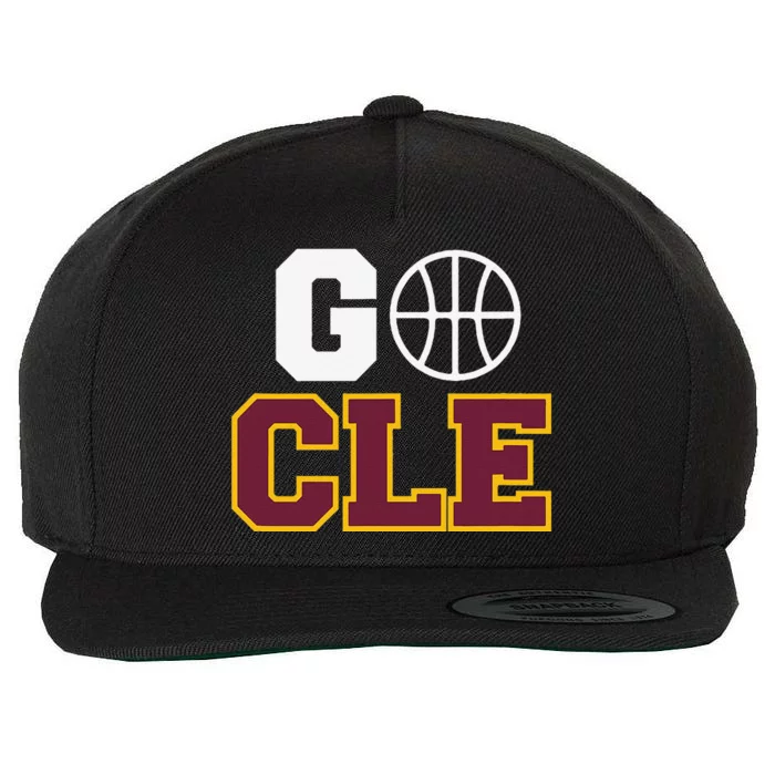 Go Cleveland Hometown Basketball Fan Gift Wool Snapback Cap