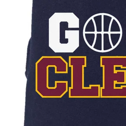 Go Cleveland Hometown Basketball Fan Gift Doggie 3-End Fleece Hoodie