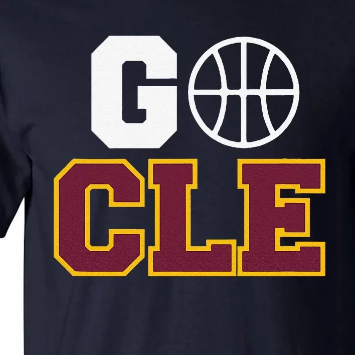 Go Cleveland Hometown Basketball Fan Gift Tall T-Shirt